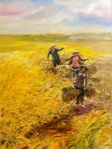 Rustic Countryside Art: 89+ Beautiful Paintings Celebrating Farming Life - image 25