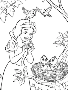 266+ Enchanting Snow White Coloring Pages for Kids and Disney Fans - image 35