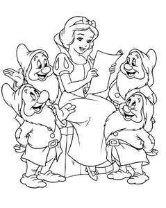 266+ Enchanting Snow White Coloring Pages for Kids and Disney Fans - image 0