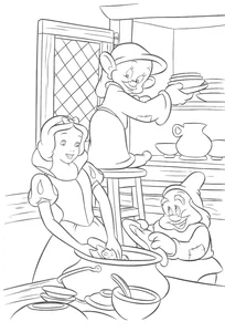 266+ Enchanting Snow White Coloring Pages for Kids and Disney Fans - image 23