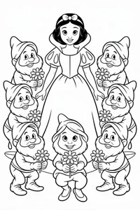 266+ Enchanting Snow White Coloring Pages for Kids and Disney Fans - image 36