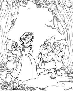 266+ Enchanting Snow White Coloring Pages for Kids and Disney Fans - image 28
