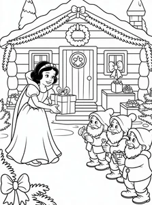266+ Enchanting Snow White Coloring Pages for Kids and Disney Fans - image 22