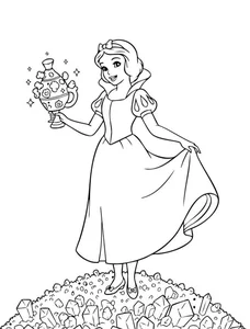 266+ Enchanting Snow White Coloring Pages for Kids and Disney Fans - image 19