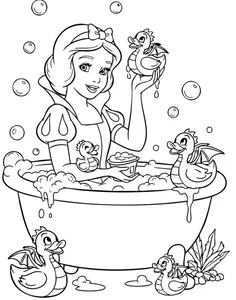 266+ Enchanting Snow White Coloring Pages for Kids and Disney Fans - image 1