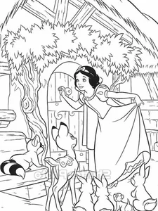 266+ Enchanting Snow White Coloring Pages for Kids and Disney Fans - image 8