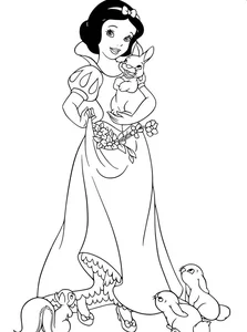 266+ Enchanting Snow White Coloring Pages for Kids and Disney Fans - image 25
