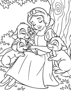 266+ Enchanting Snow White Coloring Pages for Kids and Disney Fans - image 17