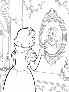 266+ Enchanting Snow White Coloring Pages for Kids and Disney Fans - image 16