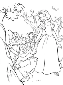 266+ Enchanting Snow White Coloring Pages for Kids and Disney Fans - image 6