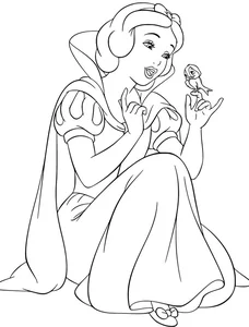 266+ Enchanting Snow White Coloring Pages for Kids and Disney Fans - image 11