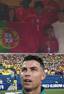 Georgina Rodriguez Stuns in Deep-Cut Dress Supporting Ronaldo in USA - image 0