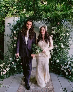Thor Actress Shares Romantic and Intimate Wedding Photos from Private Home Ceremony - image 2