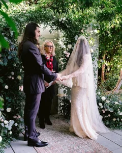 Thor Actress Shares Romantic and Intimate Wedding Photos from Private Home Ceremony - image 7
