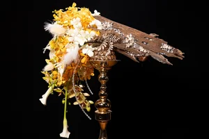 Magnificent 24K Gold Crown Adorned with Over 1000 Precious Gemstones - image 5