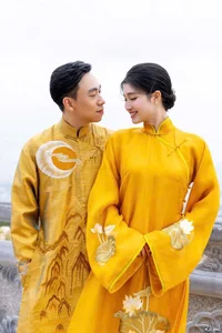 Stunning Gold-Plated Stupa Temple of Phuong Nhi's Wedding Ceremony - image 2