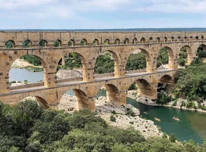 Ancient Roman Engineering: Marveling at the Spectacular Three-Tier Pont du Gard Aqueduct Bridge - image 0