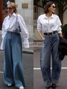The Ultimate 2026 Fashion Trend: White Shirts and Wide-Leg Jeans - image 0