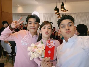 Puka and Gin Tuan Kiet Wedding: Sparkly Jewelry and Standout Groom Style - image 9