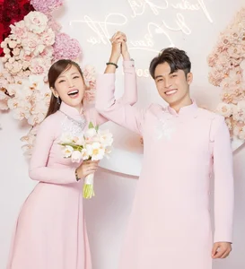 Puka and Gin Tuan Kiet Wedding: Sparkly Jewelry and Standout Groom Style - image 7