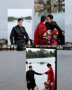 Vietnamese Volleyball Star Shares Stunning Wedding Photos with Groom - image 1