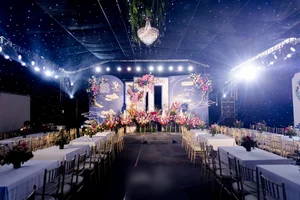 Quang Hai's Indochine-Style Engagement Ceremony: A Fusion of Tradition and Elegance - image 1