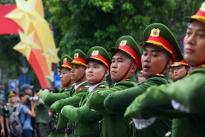 Spectacular Military Parade and Public March by Hanoi Police Force - image 4