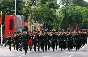 Spectacular Military Parade and Public March by Hanoi Police Force - image 11