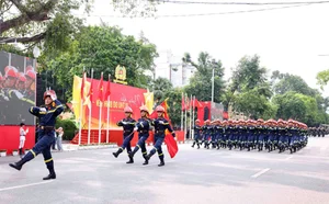 Spectacular Military Parade and Public March by Hanoi Police Force - image 1