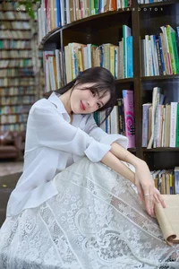 Lilly Luta Captivates Fans with Pure and Elegant White Shirt Photoshoot - image 8