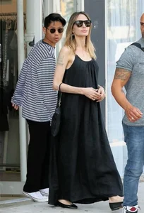 Pax Jolie-Pitt and Angelina Jolie Elegant Mother-Son Duo Public Appearance - image 5