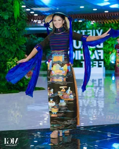 Vietnamese Traditional Costumes Shines Brightly at Miss Grand International 2023 Pageant - image 9