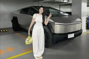 The Tesla Cybertruck 2024 Makes a Stunning Debut on the Streets of Vietnam - image 0