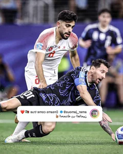 Jordanian Player Gains Fame After World Cup Exit via Viral Messi Photos - image 1