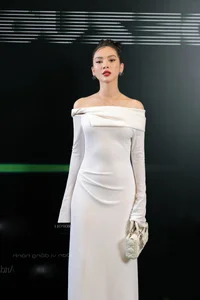 Thuy Tien and Diem My 9X Dazzle in Bold Cutout Gowns on the Red Carpet - image 4