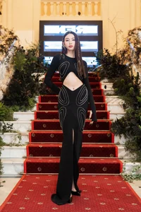Thuy Tien and Diem My 9X Dazzle in Bold Cutout Gowns on the Red Carpet - image 3
