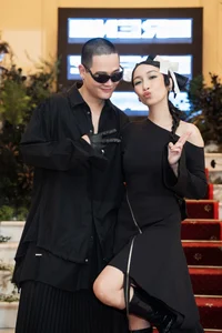Thuy Tien and Diem My 9X Dazzle in Bold Cutout Gowns on the Red Carpet - image 13