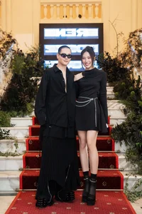 Thuy Tien and Diem My 9X Dazzle in Bold Cutout Gowns on the Red Carpet - image 1
