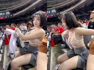 Taiwanese Model Sparks Controversy After Changing Clothes Publicly at a Sports Stadium - image 3