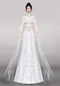The New Mentor Beauties Dazzle in Ao Dai as Thanh Hang Bridal Look Goes Viral - image 9