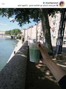 Tang Thanh Ha Maintains Wellness Routine with Trendy Beauty Drink in France - image 2