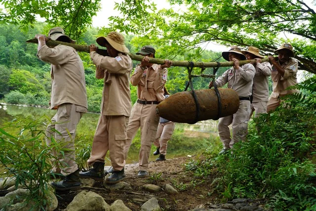 Unwelcome Discovery: Dangerous Wartime UXO Reappears in Quang Binh Forests