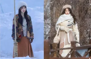 Esther Yu Enchants Fans with Stunning Snow Princess Fashion Look - image 5