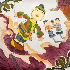Vietnamese Water Puppetry Art: Traditional Cultural Paintings Gallery - image 8