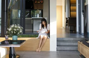 6x23m Single-Story House in Quang Nam: Optimizing Natural Light with Courtyards - image 15