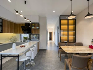 6x23m Single-Story House in Quang Nam: Optimizing Natural Light with Courtyards - image 0