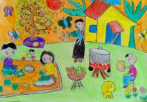Beautiful Spring Drawing Ideas and Warm Vibrant Art Inspiration - image 44