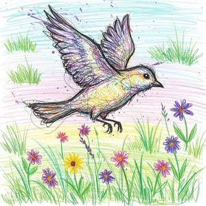 Beautiful Spring Drawing Ideas and Warm Vibrant Art Inspiration - image 13