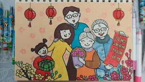 Beautiful Spring Drawing Ideas and Warm Vibrant Art Inspiration - image 32