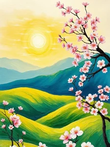 Beautiful Spring Drawing Ideas and Warm Vibrant Art Inspiration - image 31